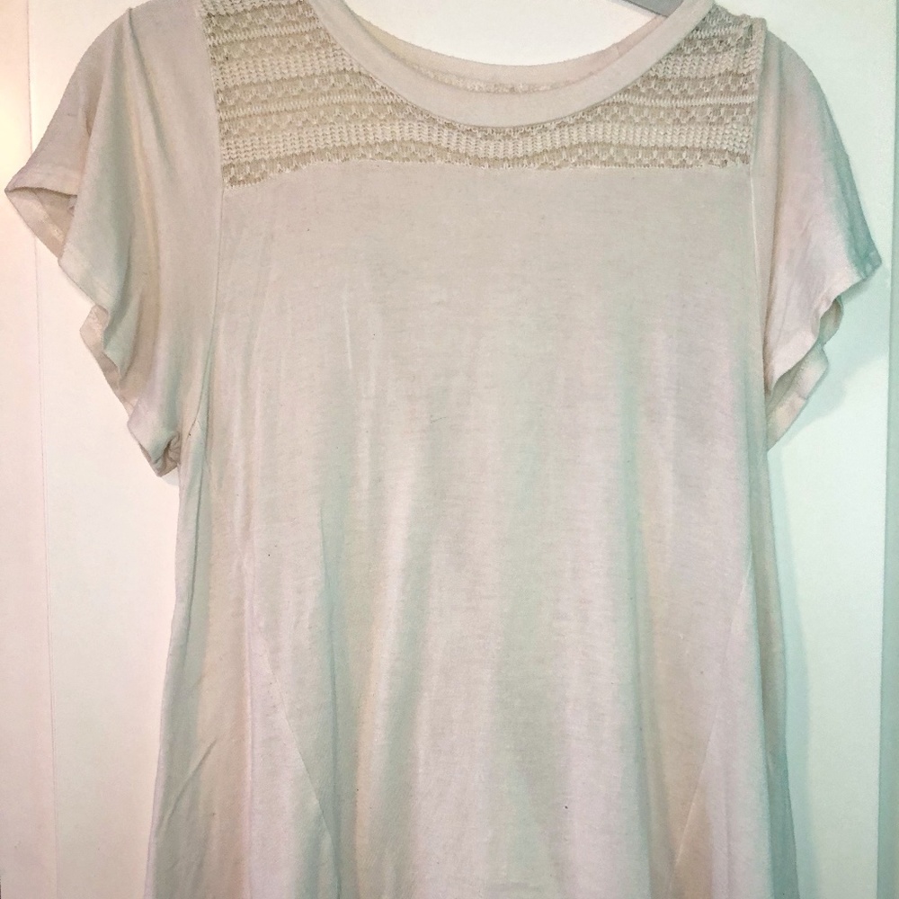 Revolve white flowy top